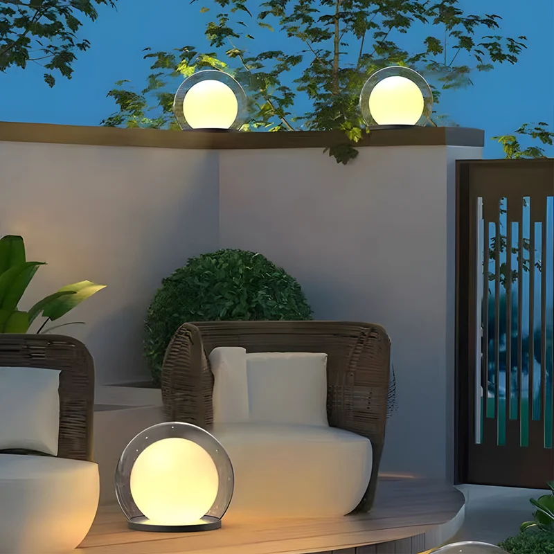 Design-Außenlampe aus Edelstahl – Novalume