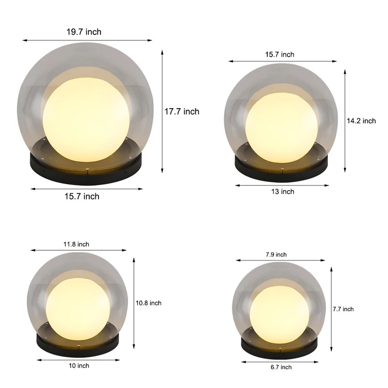Design-Außenlampe aus Edelstahl – Novalume
