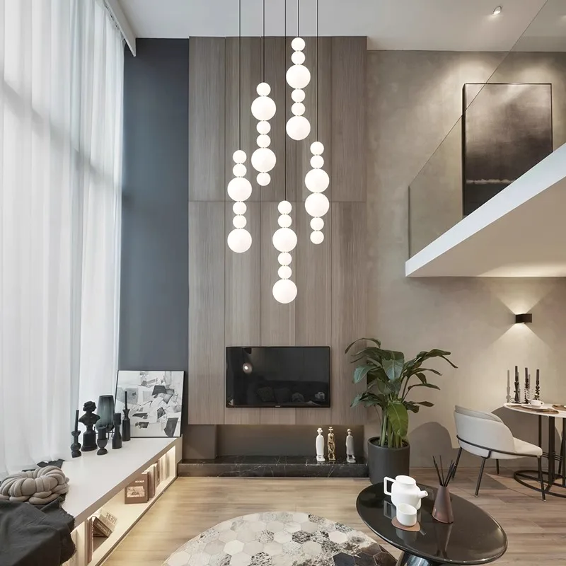 Moderne Eisen-Hängeleuchte für Esszimmer – Oréad