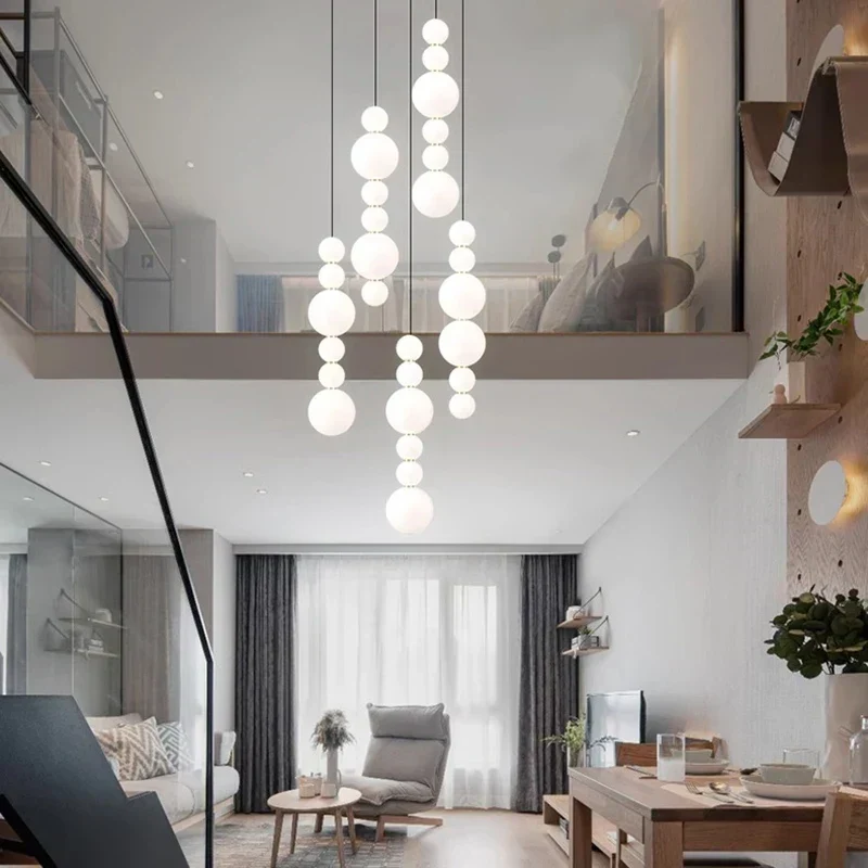 Moderne Eisen-Hängeleuchte für Esszimmer – Oréad