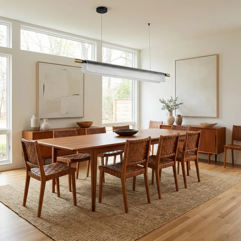 Moderne Metall-Hängeleuchte für Büros und Bars – Candelara