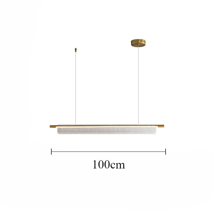 Moderne Metall-Hängeleuchte für Büros und Bars – Candelara