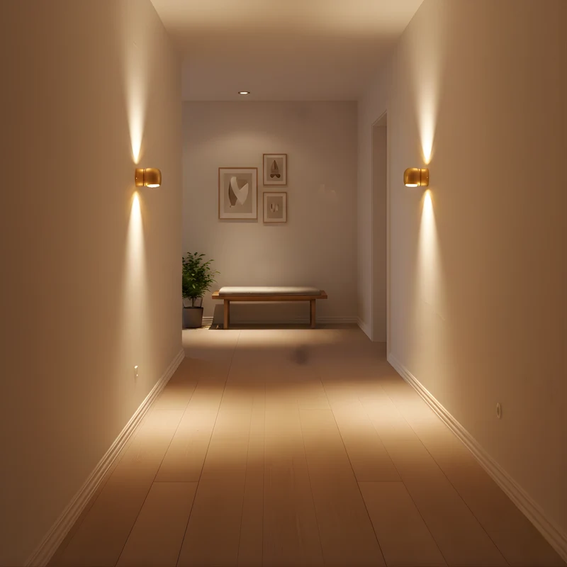 Minimalistische Wandleuchte aus Aluminium – Alumiscape