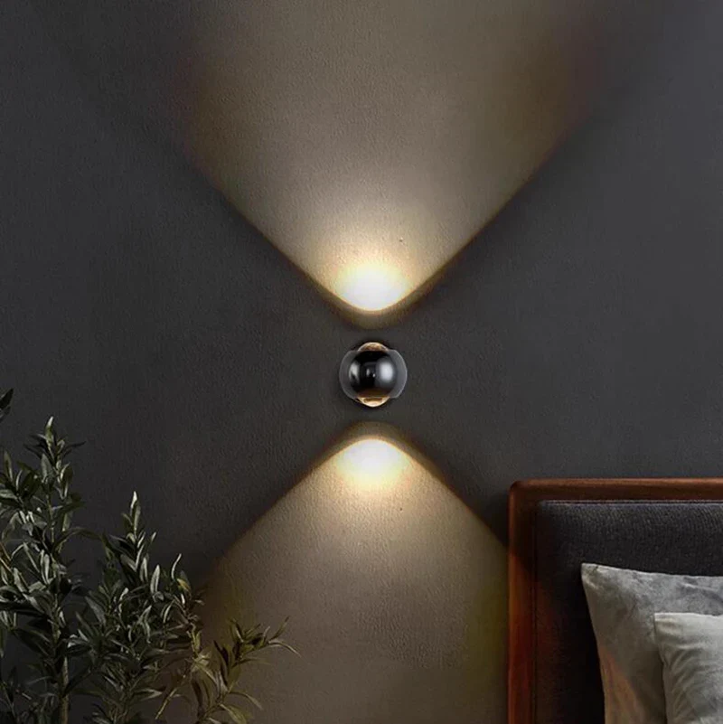 Minimalistische Wandleuchte aus Aluminium – Alumiscape