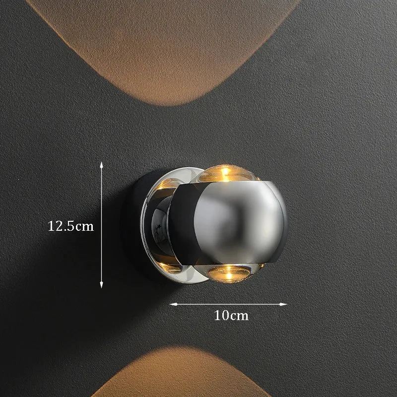 Minimalistische Wandleuchte aus Aluminium – Alumiscape