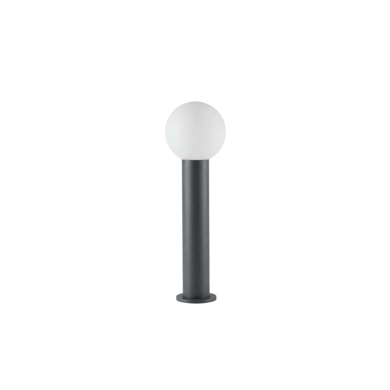 LED-Gartenkugel-Lampe aus schwarzem Metall – Orbiron