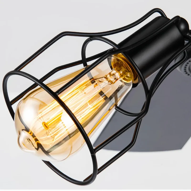 5-Flügel Deckenventilator im Retro Design mit Licht