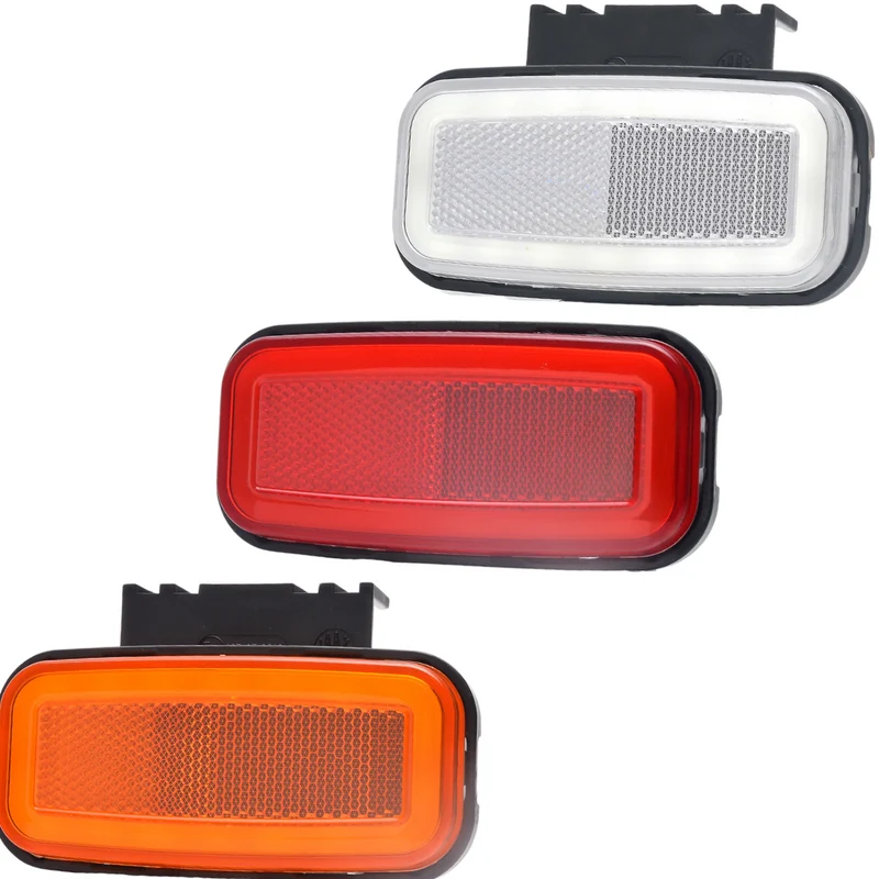 WAS W199 Neon Rechteckige Begrenzungsleuchten mit Reflektor