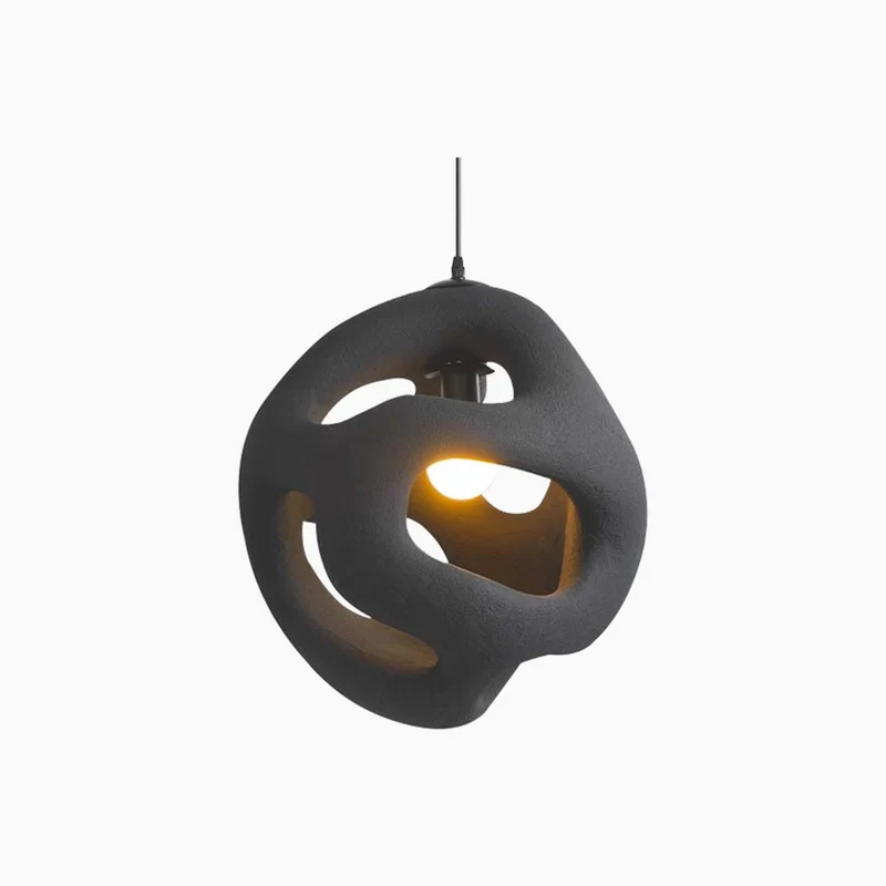 Pendant Light Minimalist Wabi-Sabi Cement Hollow