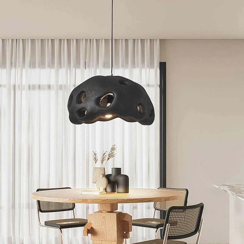 Pendant Light Minimalist Wabi-Sabi Cement Hollow