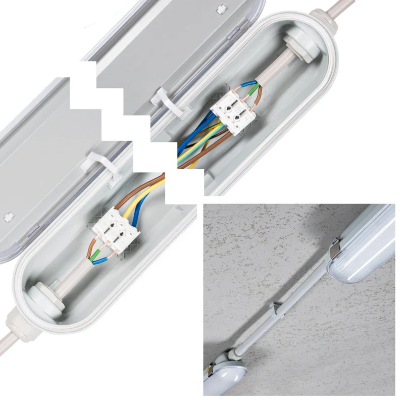 4er-PACK – LED's Light Pro Philips LED TL Leuchte Strip 60 cm – Koppelbar – Energielabel B – IP65 wasserdicht – 2650 lm – 175 lm/W