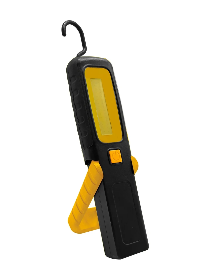 LED Handlampe dimmbar 3W 300lm 6500K kaltweiß Schwarz Gelb - LED's Work