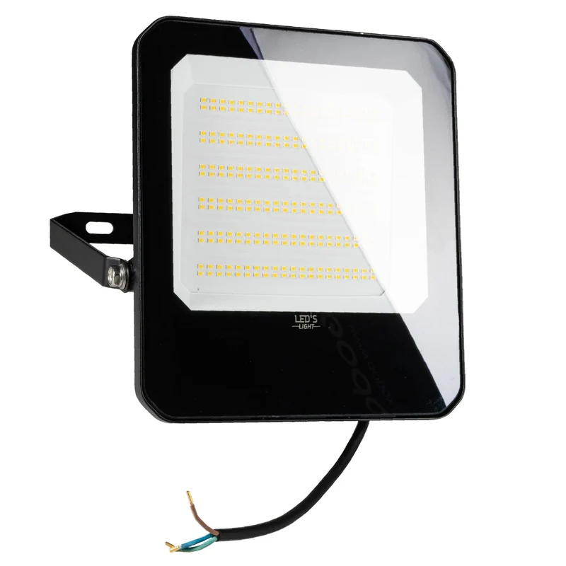 LED Flutlicht 100W 14000lm 4000K neutralweiß IP65 Schwarz - LED's Light