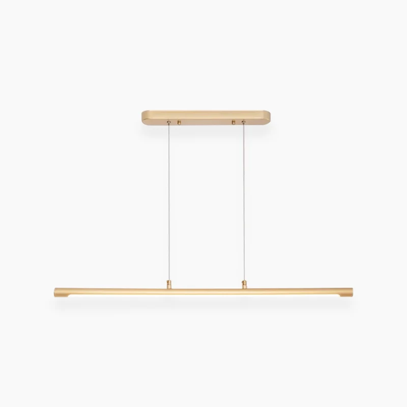 Pendant Light Nordic Minimalist Linear LED, Black / Gold