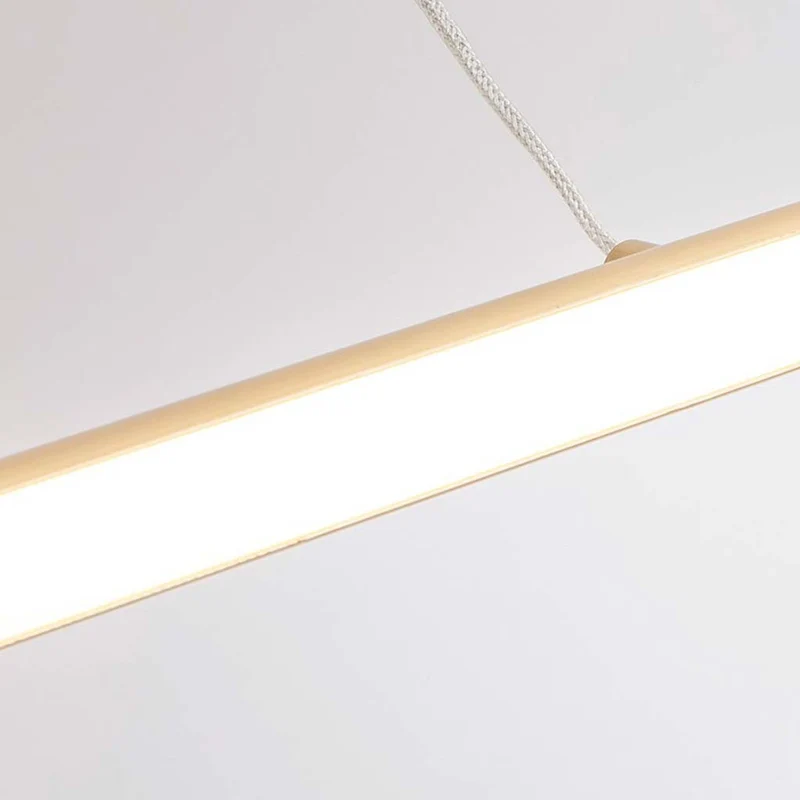 Pendant Light Nordic Minimalist Linear LED, Black / Gold