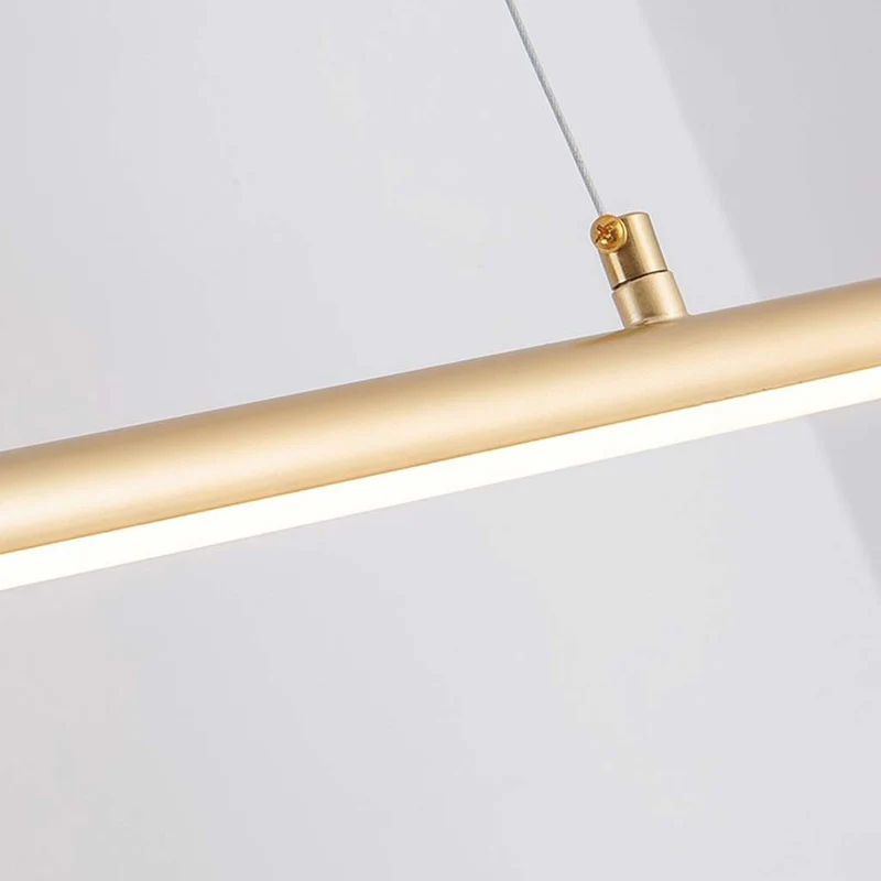 Pendant Light Nordic Minimalist Linear LED, Black / Gold