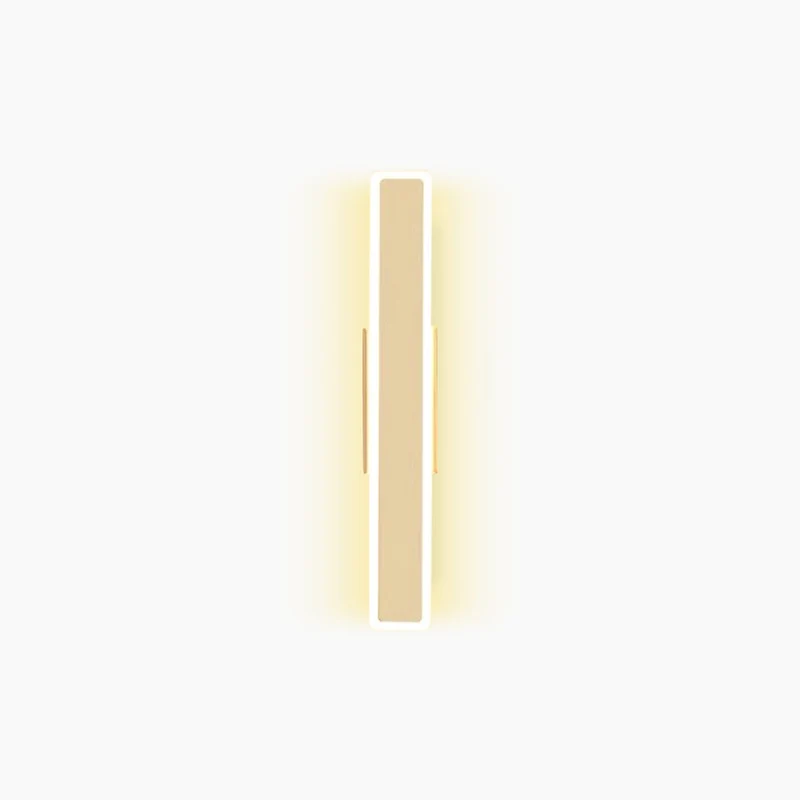 Wall Sconce Double Light Modern Unique Linear LED Bar, Black/Gold