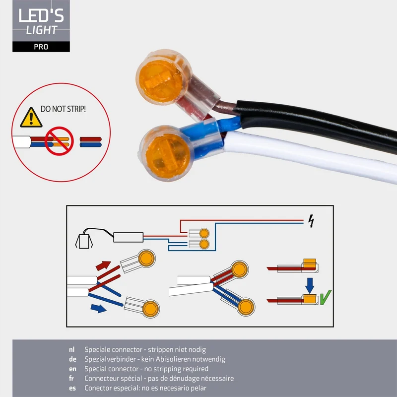 LED's Light PRO Mini-Einbaustrahler 3 cm - Für Vordächer, Veranden und abgehängte Decken - Dimmbar - Grau