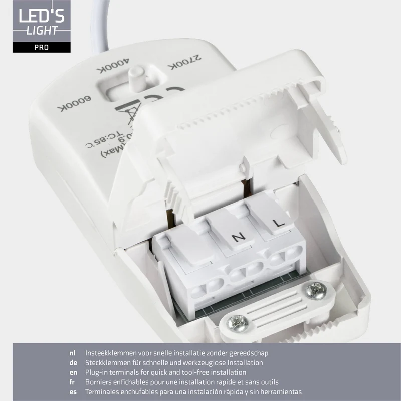 LED Spot 3,5W 560lm 2700/4000/6000K warmweiß/neutralweiß/kaltweiß IP65 Weiß - LED's Light Pro