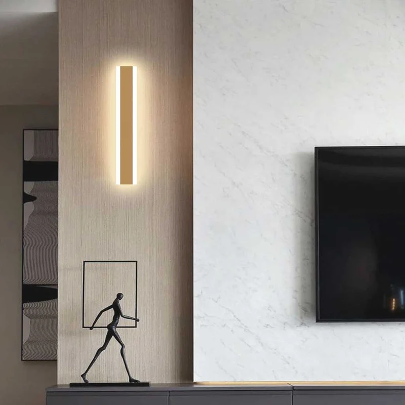 Wall Lamp Minimalist Linear Indoor LED Light, 3 Colors