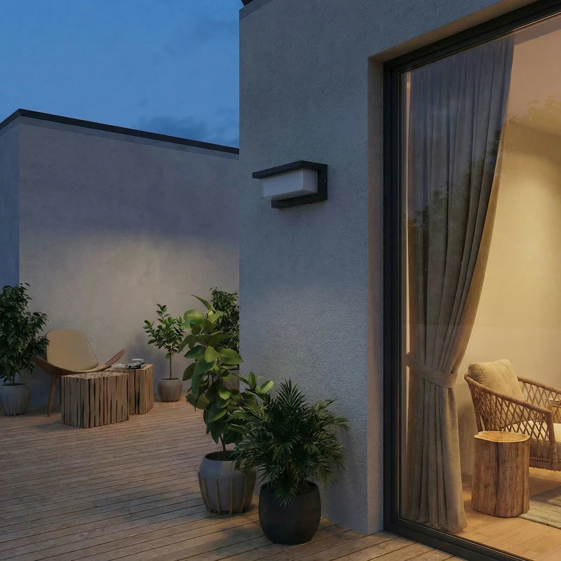 LED-Außenwandleuchte Design – Lucialys