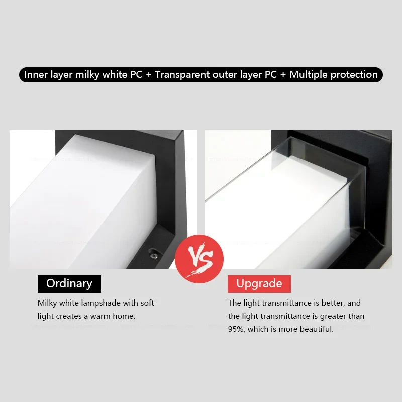 LED-Außenwandleuchte Design – Lucialys
