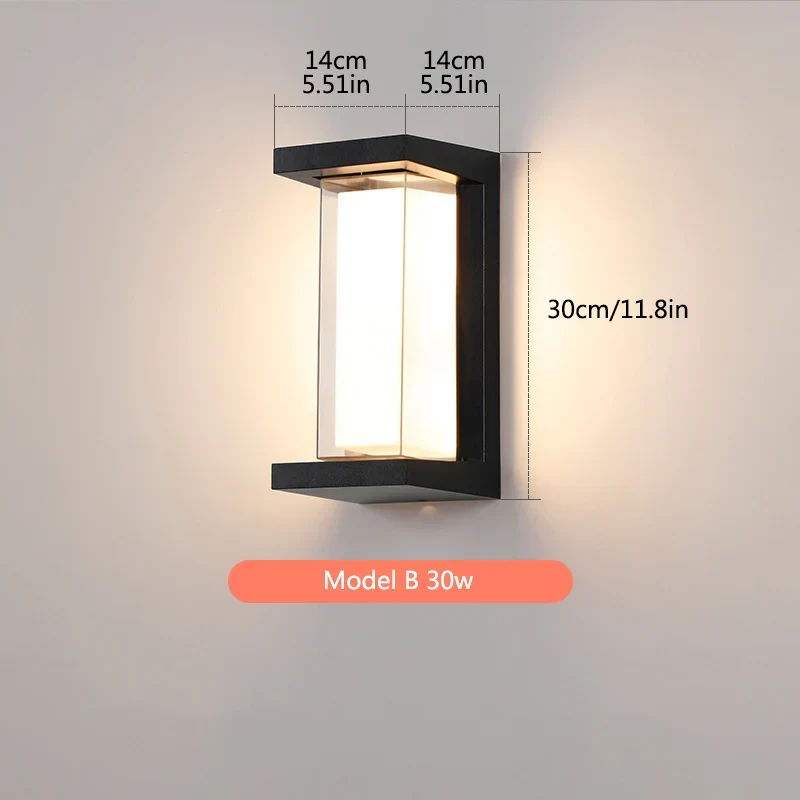 LED-Außenwandleuchte Design – Lucialys