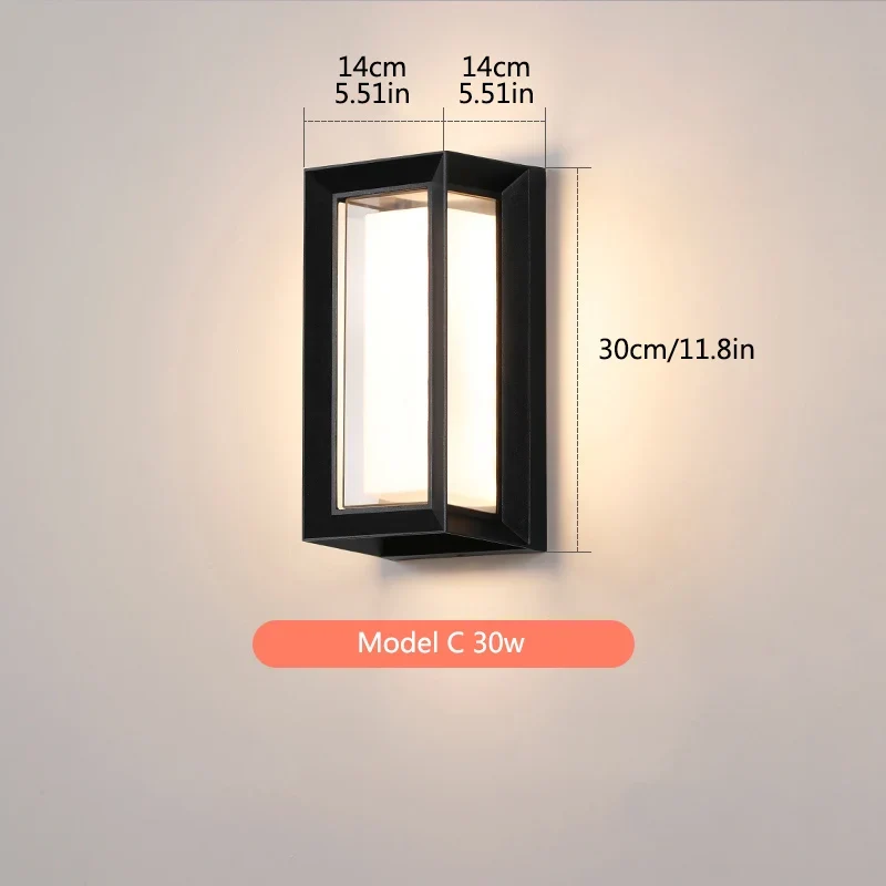 LED-Außenwandleuchte Design – Lucialys