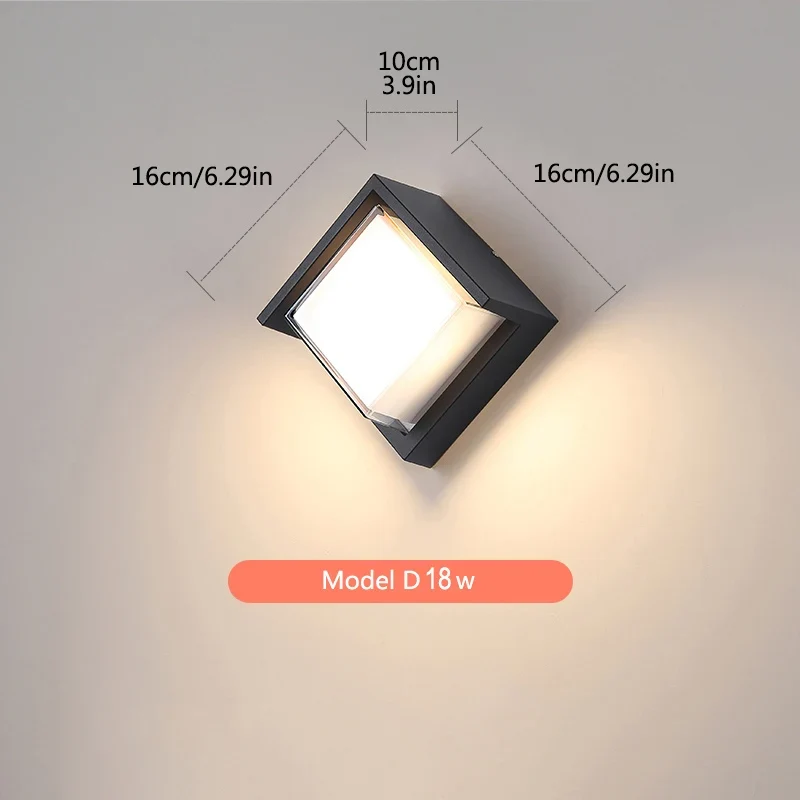 LED-Außenwandleuchte Design – Lucialys