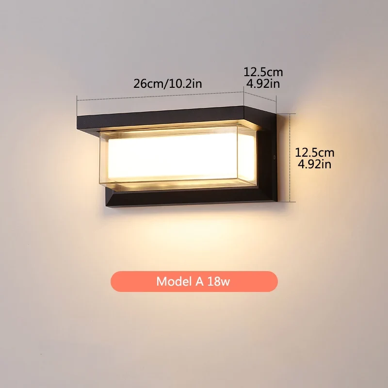 LED-Außenwandleuchte Design – Lucialys