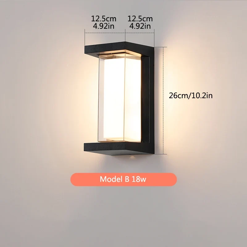 LED-Außenwandleuchte Design – Lucialys