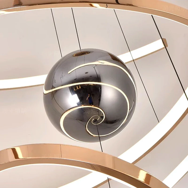 Moderne LED-Hängeleuchte für Wohnzimmer – Alurexia