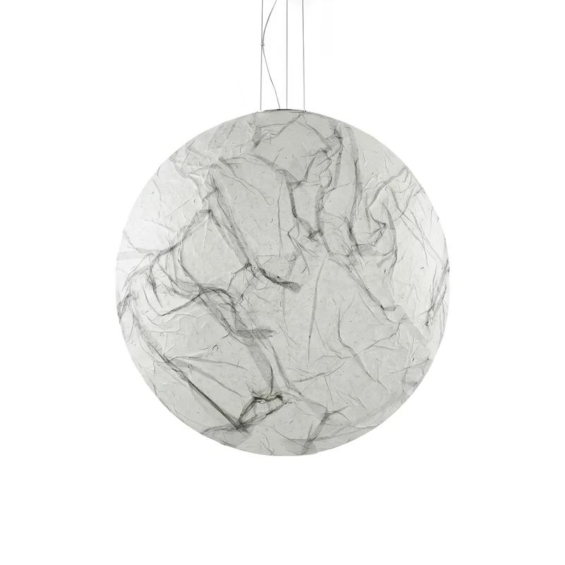 Pendelleuchte aus Papier – Lunaris