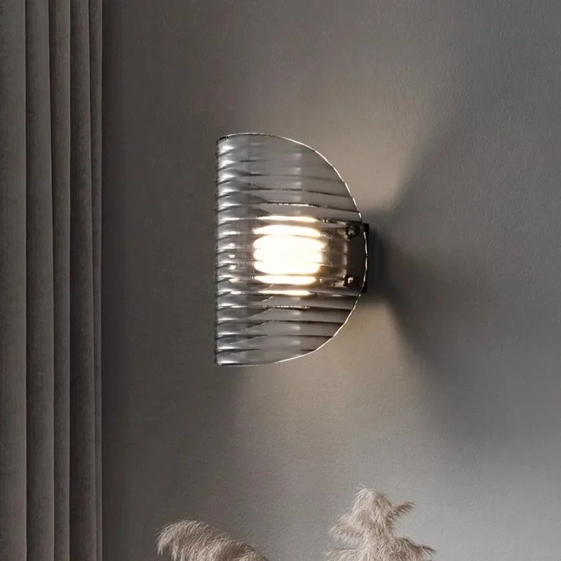 Graue Rauchglas-Pendelleuchte für Esszimmer – Orvelia