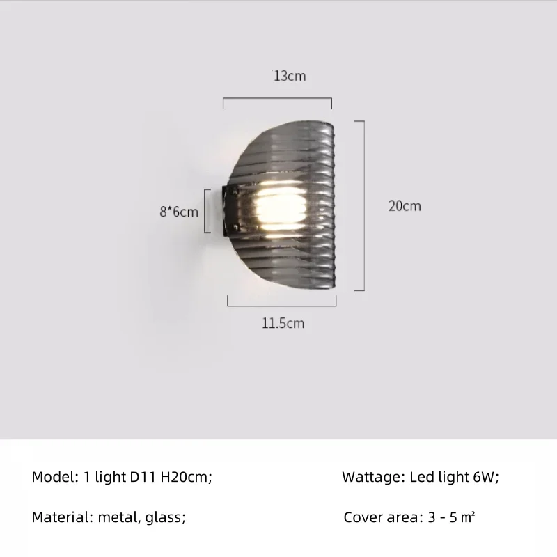 Graue Rauchglas-Pendelleuchte für Esszimmer – Orvelia
