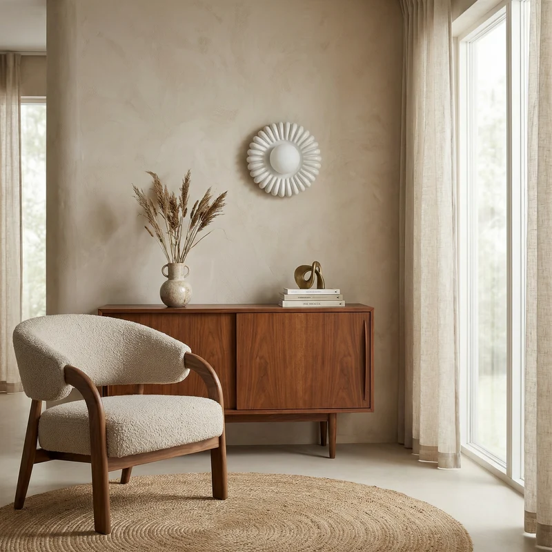 Künstlerische Wandleuchte aus Harz für Wohnzimmer – Artilux