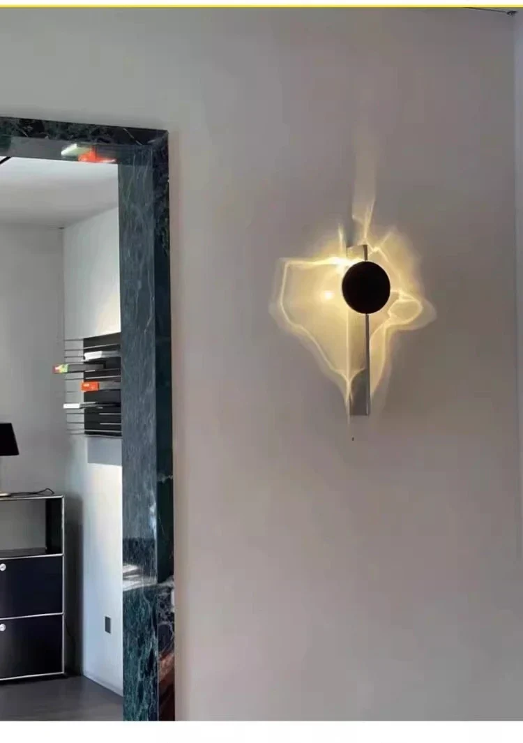 Wandleuchte aus Edelstahl für Schlafzimmer – Célestiel