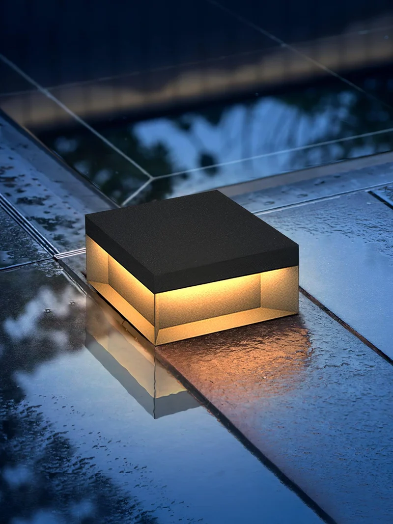 Wetterfeste Solar-Außenstehlampe – Orizonis