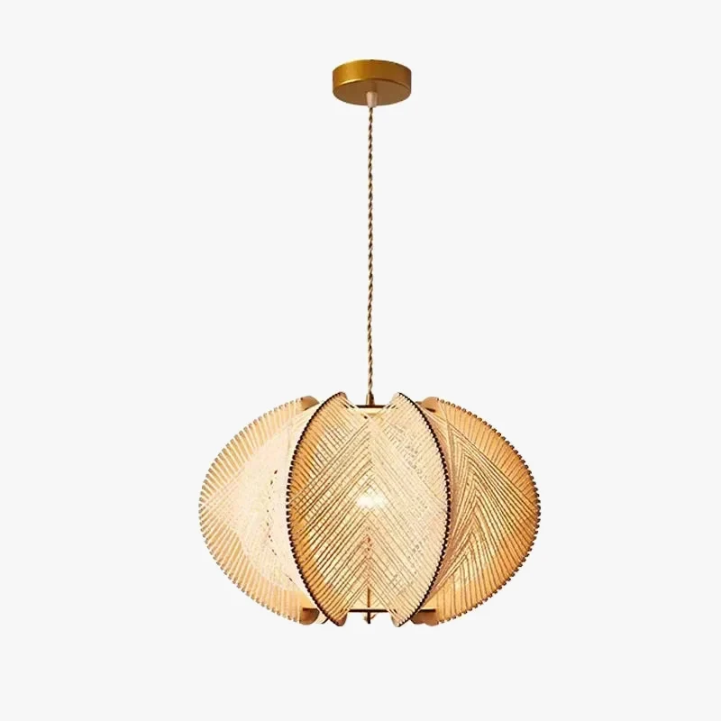 Hängelampe Holz Bambus Nordischer Stil – Calyne