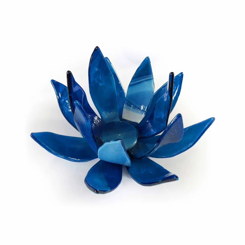Murano Glass Candle Holder Set of Three NINFEA by D.i. Più Andretto Design