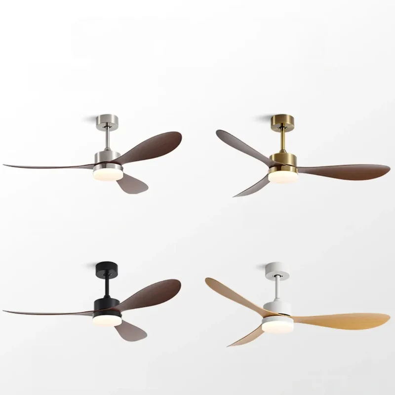Moderner Deckenventilator mit Fernbedienung und Licht