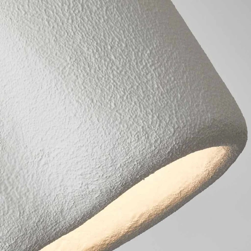 Pendant Light Japanese Wabi-Sabi Concrete Cylinder, 4 Colors