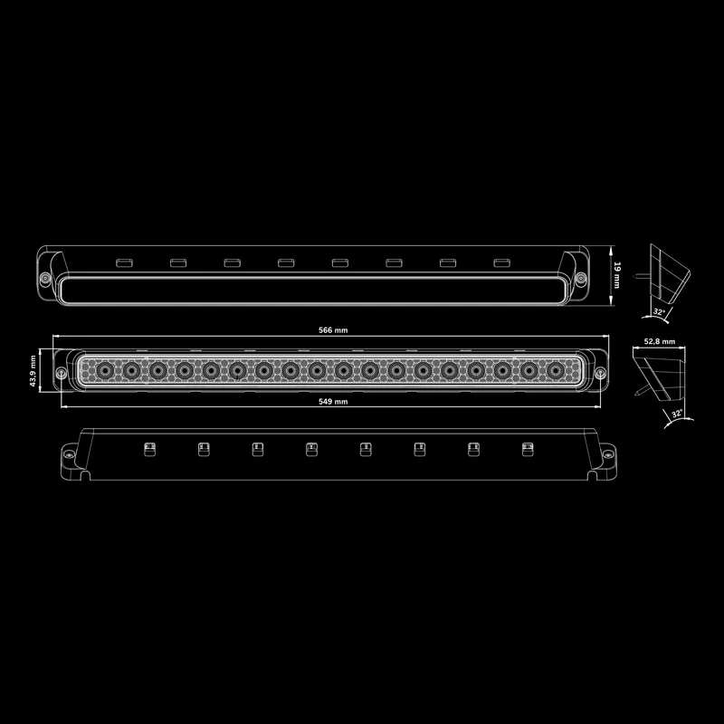 Strands Nuuk E-Line Szenenlicht / 20"