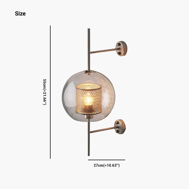 Wall Lamp Modern Decorative Glass Cylinder / Sphere