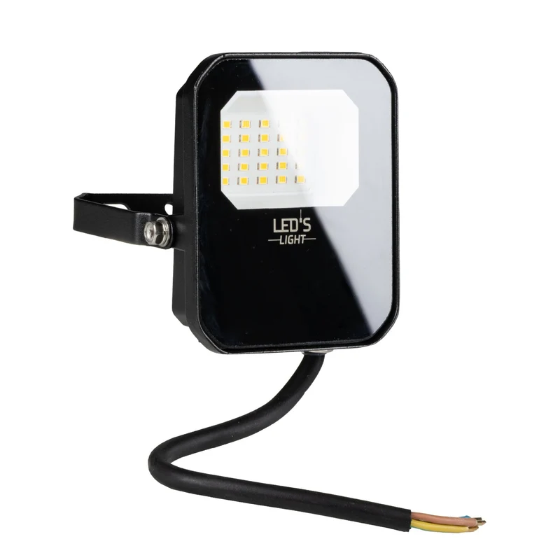 LED Flutlicht IK06 10W 1400lm 4000K neutralweiß IP65 Schwarz - LED's Light