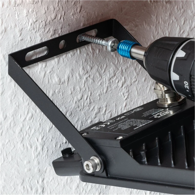 LED-Flutlicht m. Bewegungsmelder schwarz 30W neutralweiß IP54 - LED's Light