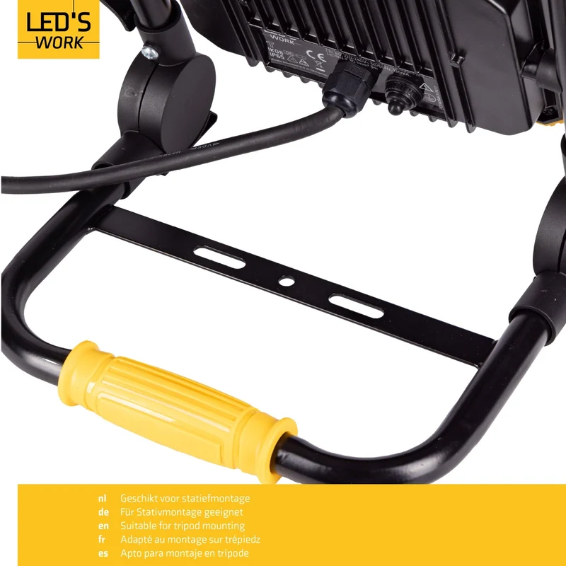LED AC Arbeitsleuchte 30W 3900lm 4000K neutralweiß IP65 Schwarz Gelb - LED's Work