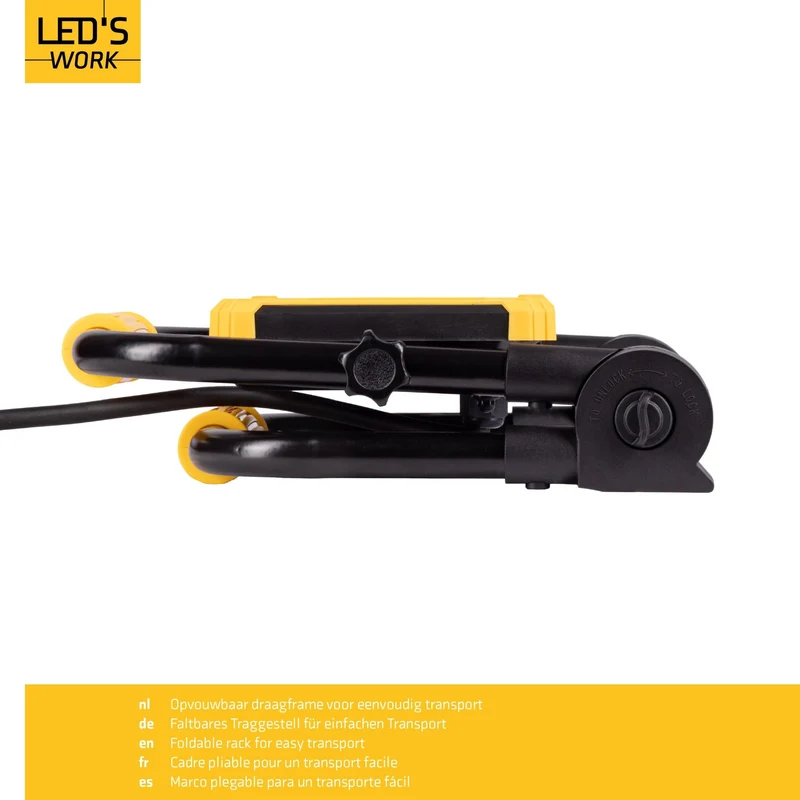 LED AC Arbeitsleuchte 30W 3900lm 4000K neutralweiß IP65 Schwarz Gelb - LED's Work