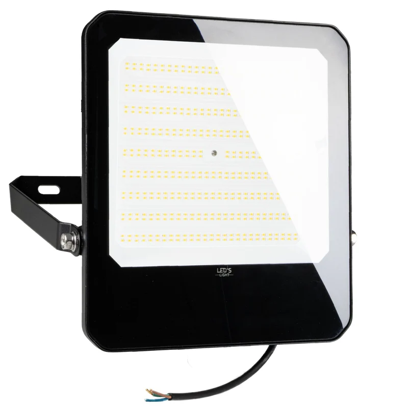 LED Flutlicht 200W 28000lm 4000K neutralweiß IP65 Schwarz - LED's Light