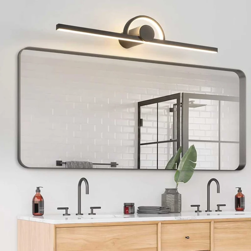 Vanity Mirror/Picture Wall Light Minimalist LED Linear Bar, Black